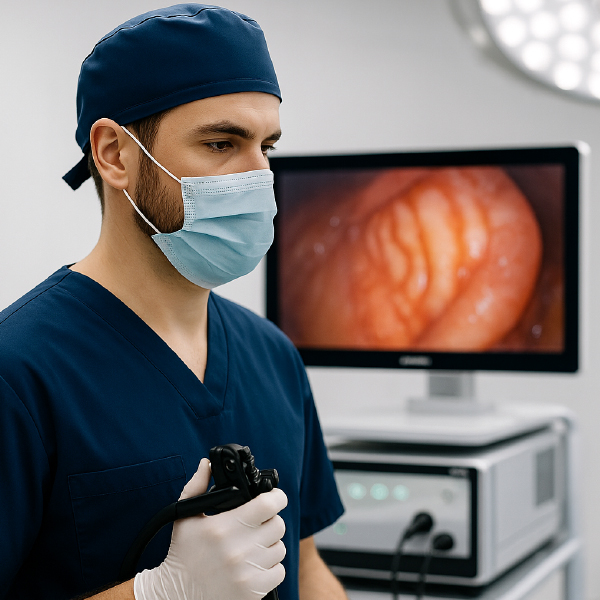 veterinario examinando um gato